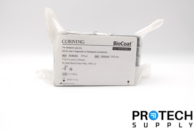 5/Pk Corning 354640 Poly-D-Lysine Cellware 96 Well Black NEW with WARRANTY