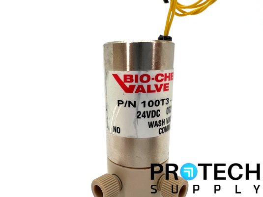 Bio-Chem 100T3-S751 Solenoid Wash Valve 24VDC with WARRANTY