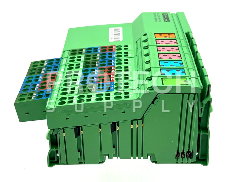 Load image into Gallery viewer, Phoenix Contact FL IL 24 BK-PAC Ethernet Inline Bus Coupler Assy with WARRANTY
