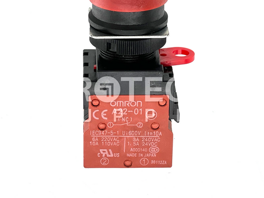 OMRON A22-01 Emergency Stop Push Button GUARANTEED