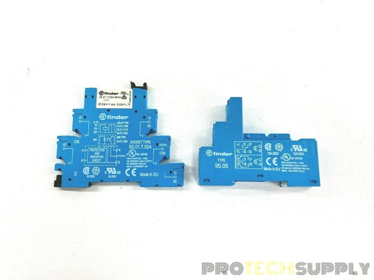 Finder 34.51.7.024.0010 Power Relay With 95.05 Socket