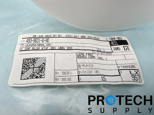 (15/Pk) Nichicon UUX2A470MNL1GS Aluminum Electrolytic Capacitor NEW w/ WARRANTY