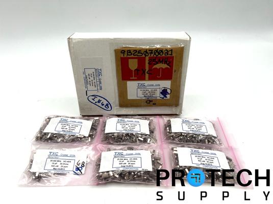 (Lot of 1068) TXC HC-49/S Crystal Units 30 Ohms with WARRANTY