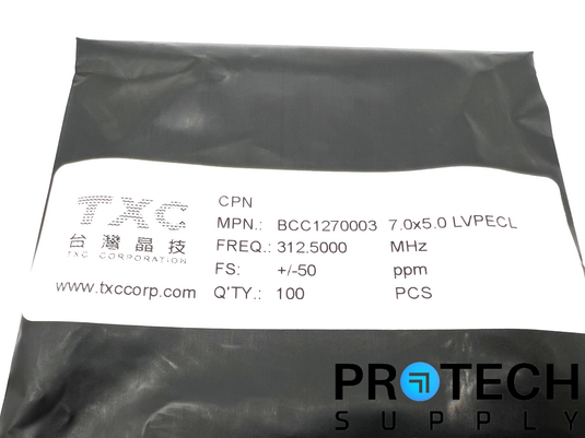 (105/Pk) TXC BCC1270003 Crystal 312.5000MHz NEW with WARRANTY