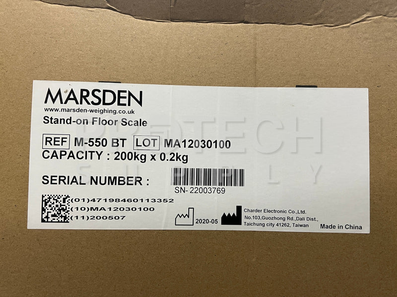 Load image into Gallery viewer, NEW Marsden M-550BT Digital GP Floor Scale with WARRANTY
