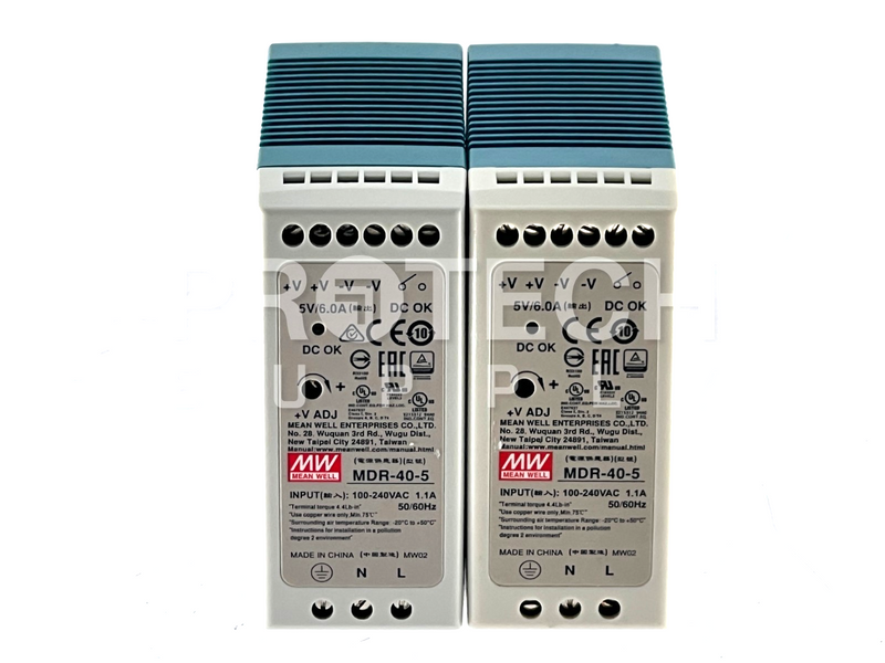 Load image into Gallery viewer, (Lot of 2) MEAN WELL MDR-40-5 Power Supply GUARANTEED
