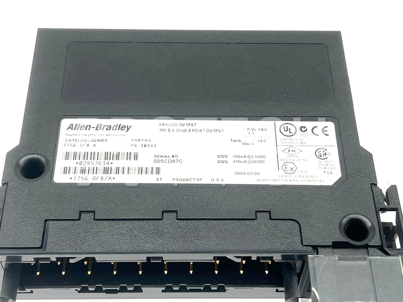 Load image into Gallery viewer, Allen-Bradley 1756-0F8 A ControlLogix Analog Output Module PN-30848 w/ WARRANTY
