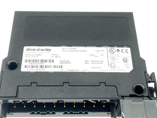 Allen-Bradley 1756-0F8 A ControlLogix Analog Output Module PN-30848 w/ WARRANTY