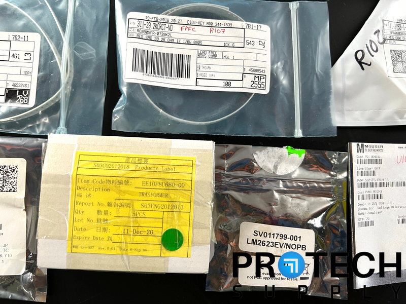 Load image into Gallery viewer, Lot of Misc Capacitors (Aluminum/Ceramic) / Diodes / Resistors / Transformers
