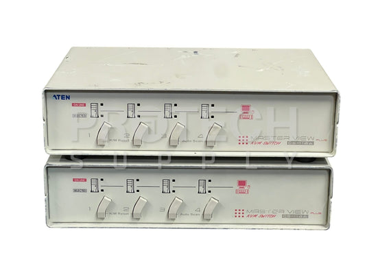 (Lot of 2) Aten CS-114A Master View KVM Switch GUARANTEED