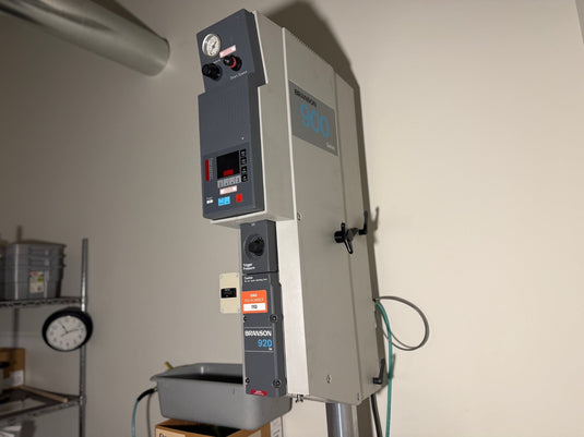 Branson 920IW Ultrasonic Welder + 922JA Converter + Accessories