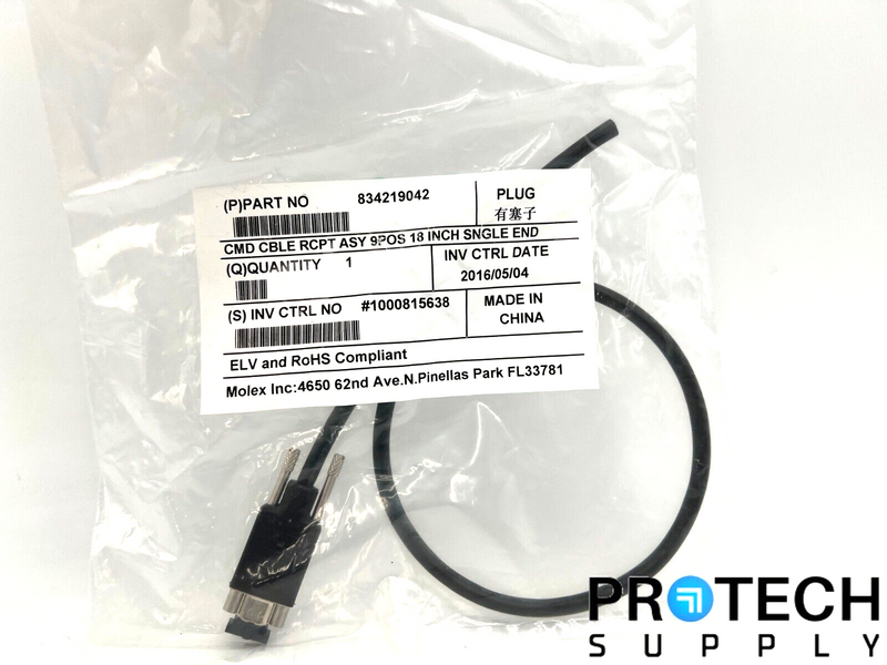 Load image into Gallery viewer, 2/Pk Molex D-Sub Cable Assembly D-Type WM2145-ND NEW with WARRANTY
