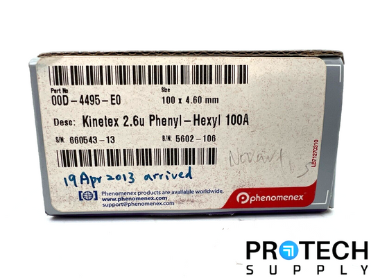 Phenomenex Column 2.6u Kinetex Phenyl - Hexyl 100A 100 x 4.60mm with WARRANTY