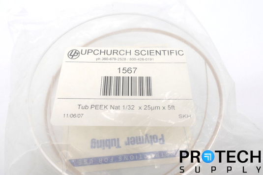 Upchurch Scientific 1567 Tubing PEEK Natur 1/32 x 25um x 5ft NEW