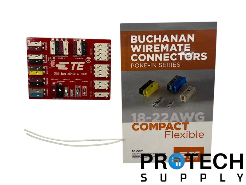 Load image into Gallery viewer, TE Connectivity Demo Board + Buchanan WireMate Connector Assy NEW with WARRANTY
