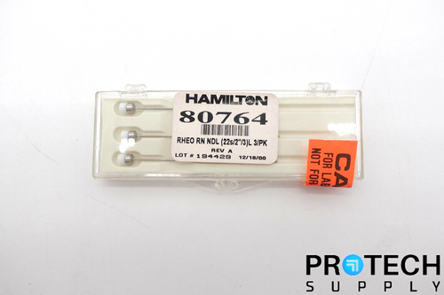 (3/Pack) Hamilton 80764 Rheo RN Replacemnet Needle (22s/2