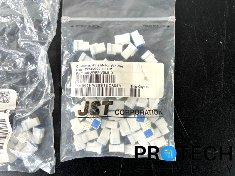Load image into Gallery viewer, Lot of JST 06R-JWPF-VSLE-D / 08R-JWPF-VS  8 / 6 Rectangular Connectors
