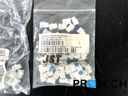 Lot of JST 06R-JWPF-VSLE-D / 08R-JWPF-VS  8 / 6 Rectangular Connectors