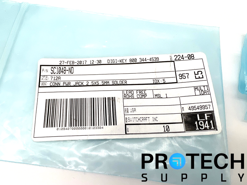 Load image into Gallery viewer, (8/Pk) Switchcraft 712A Barrel Connector + Molex 0193240001 Connector NEW
