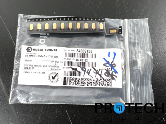 (11/Pk) Huber+Suhner 92_MMPX-S50-0-1/111_NM MMPX Female Connector with WARRANTY