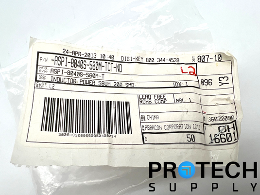 (40/Pk) Abracon ASPI-8040S-560M-T Shielded Drum Core Inductor with WARRANTY