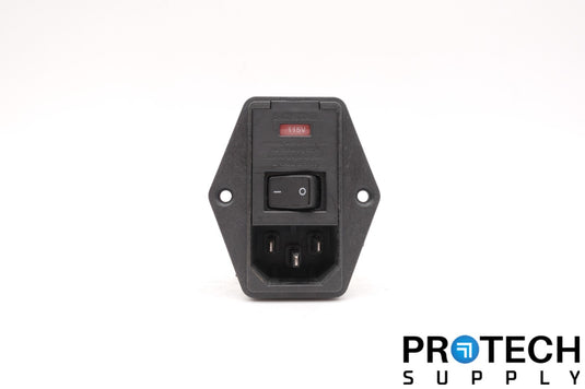 TE Connectivity / Corcom Brand PE0SSSS6B AC Power Entry Receptacle with WARRANTY