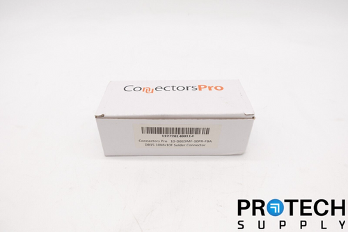 (10 Pairs) ConnectorsPro 10-DB-15MF-10PR-FBA Solder Connector NEW with WARRANTY
