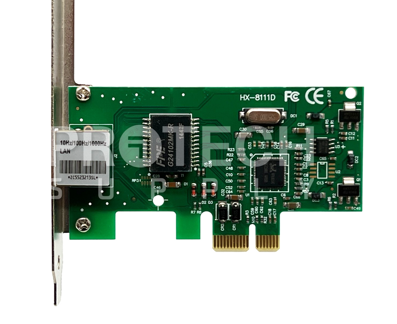 Load image into Gallery viewer, Hexin PCI-E Gigabit Ethernet Lan Card Vista HX-8111D NEW with WARRANTY
