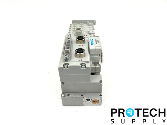 Festo 565449 Solenoid Valve + Machine Control + Plug Socket Assy with WARRANTY