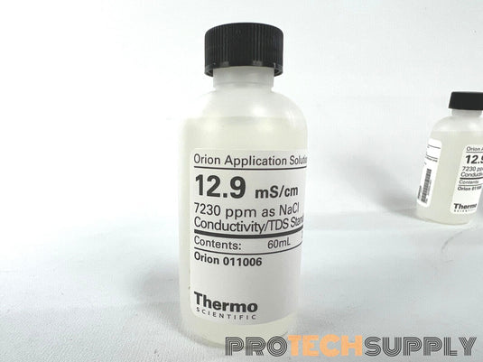 NEW 4x60 mL Bottle Thermo Scientific 011006 12.9mS/cm Conductivity/TDS Standard 