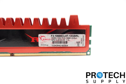 G.Skill Ripjaws F3-10666CL9T-12GBRL Ram DDR3-1333 4GB with WARRANTY