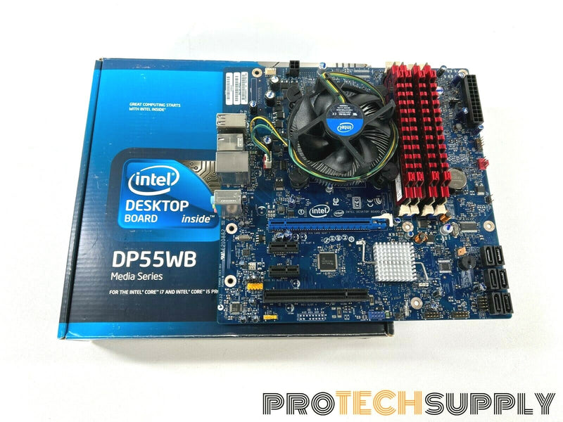 Load image into Gallery viewer, Intel DP55WB Motherboard W/ Intel i5-750 W/ G.Skill Ripjaws (4Gb x 4) 
