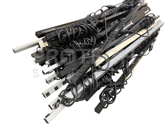 (Approx 50) Pallet of mixed Power Strips Tripp Lite PDUMV20 PDU and More