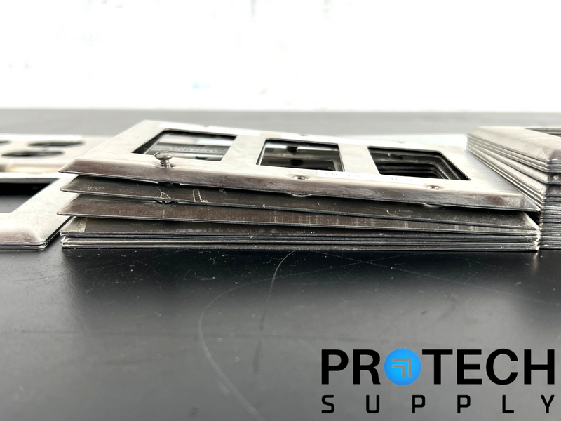 Load image into Gallery viewer, Approx 50 Various Stainless Steel Wallplates
