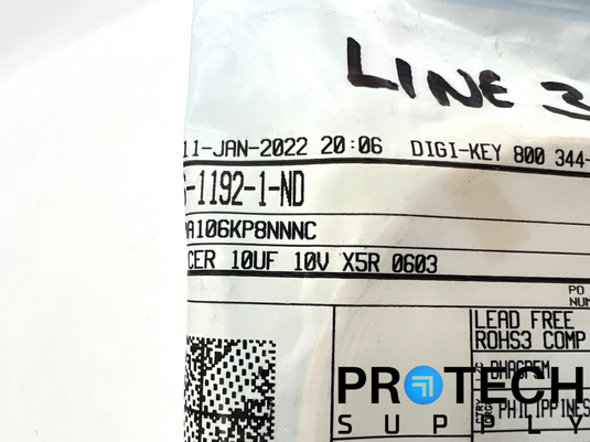 1000/Pk Samsung Electro CL10A106KP8NNNC Ceramic Capacitor 10V with WARRANTY