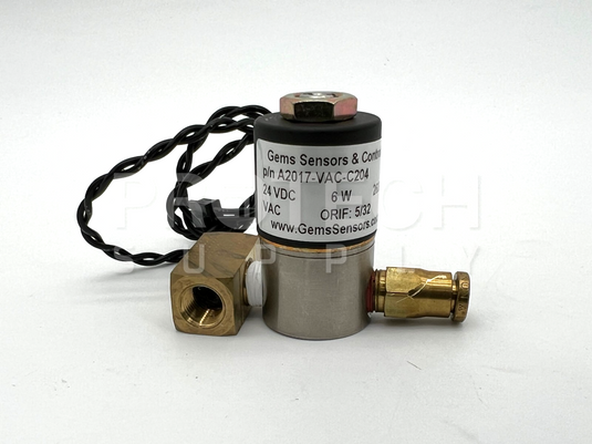 Gems Sensors & Controls A2017-VAC-C204 Solenoid Valve with WARRANTY