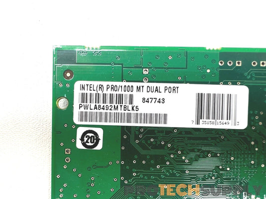 Intel PRO/1000 MT Dual Port Server Adapter Card PWLA8492MTBLK5 with WARRANTY