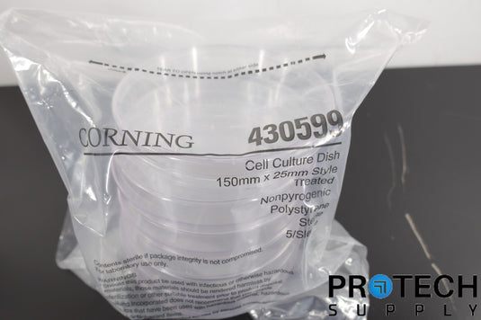 (Qty. 25) Corning 430599 Cell Culture Dishes 150 x 25mm NEW with WARRANTY