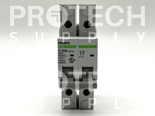 Noark B1N2C30 Circuit Breaker with WARRANTY