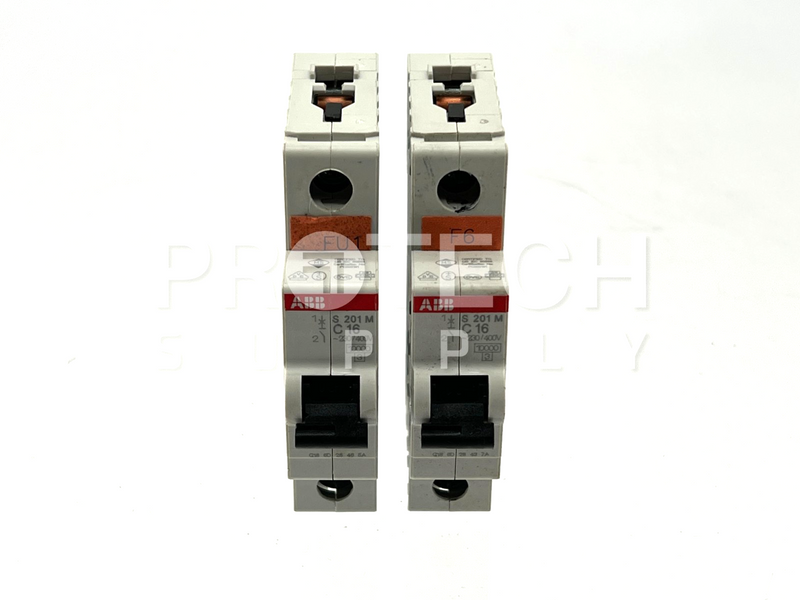 Load image into Gallery viewer, (Lot of 2) ABB 2CDS271001R0164 Circuit Breaker S201M-C16 with WARRANTY
