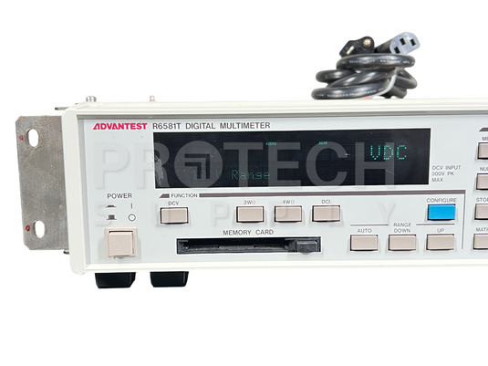 Advantest R6581T Digital Multimeter + Power Cable with WARRANTY