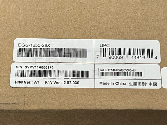 D-Link DGS-1250-28X 28-Port Smart Managed Switch NEW GUARANTEED
