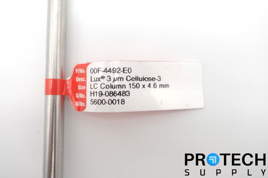 Phenomenex Lux 3 µm Cellulose-3 150 x 4.6 mm LC Column 00F-4492-E0 with WARRANTY