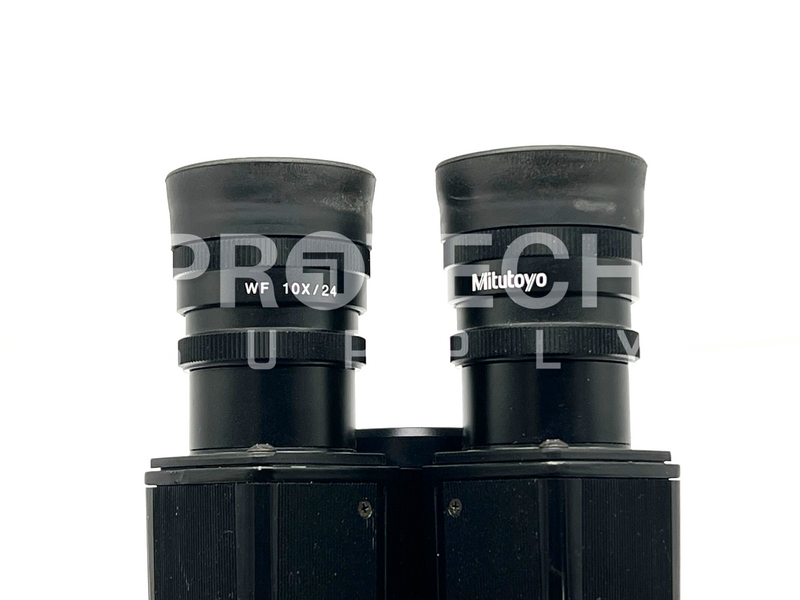 Load image into Gallery viewer, Mitutoyo FS60 Trinocular Microscope Head + x2 Eyepiece 10X / 24 GUARANTEED
