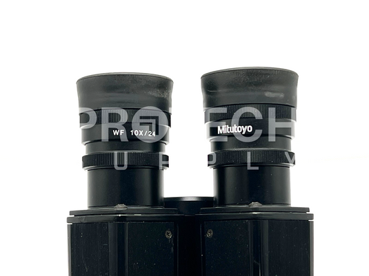 Mitutoyo FS60 Trinocular Microscope Head + x2 Eyepiece 10X / 24 GUARANTEED