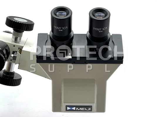 Meiji Microscope Head + HWF10X Lens + Optem Zoom 70XL Assy GUARANTEED