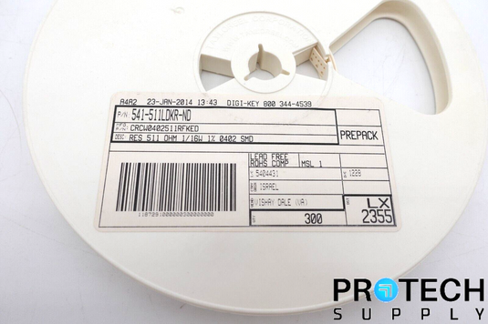 (Approx 300) Vishay Dale CRCW0402511RFKED Chip Resistor Reel with WARRANTY