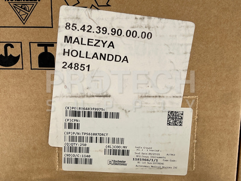 Load image into Gallery viewer, (250/Pk) Texas Instrument TPS61087DRCT DC-DC Converter NEW SEALED with WARRANTY
