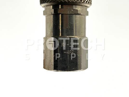 (Lot of 2) Parker RF-251-4FP High Flow Push to Connect Air Tool with WARRANTY