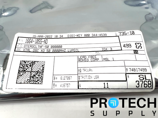 (11/Pk) Taitien OTERGCLNF-50.000000 Oscillator 50MHz 3.3V SEALED with WARRANTY